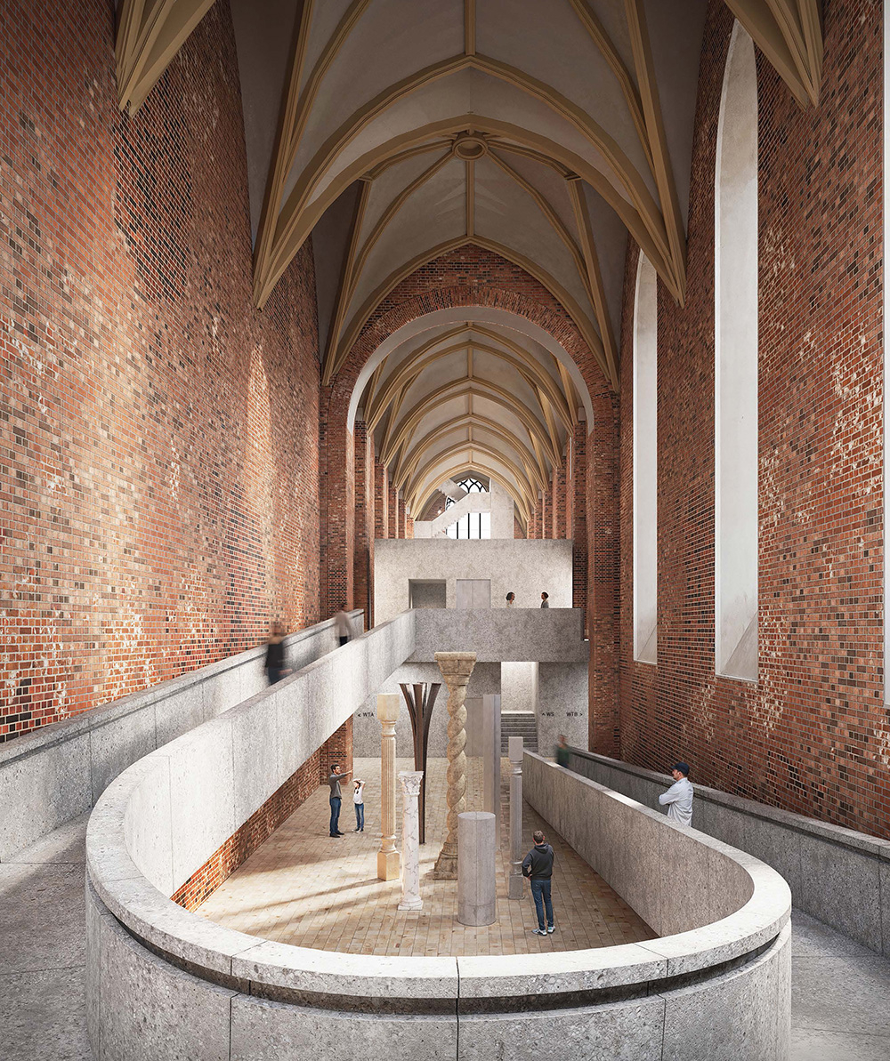 Projekt rozbudowy Muzeum Architektury, Michał Sikorski praconia TŁO