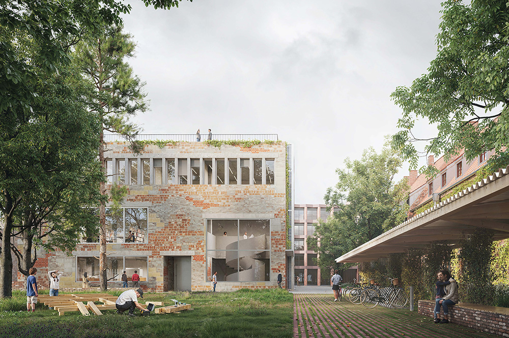 Projekt rozbudowy Muzeum Architektury, Michał Sikorski praconia TŁO