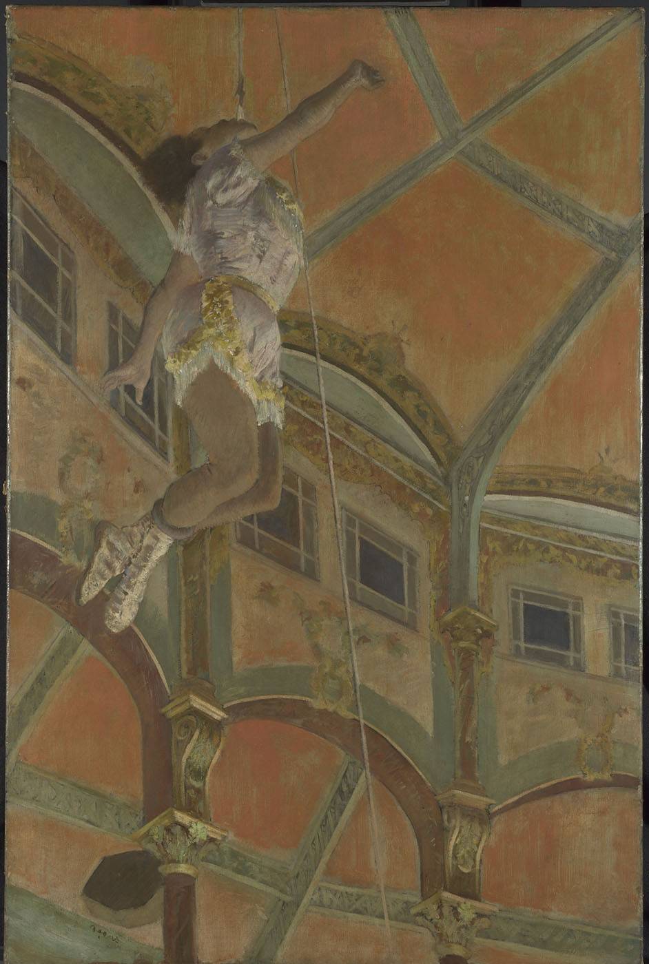 Hilaire-Germain-Edgar Degas, Miss La La at the Cirque Fernando, 1879 © The National Gallery, London