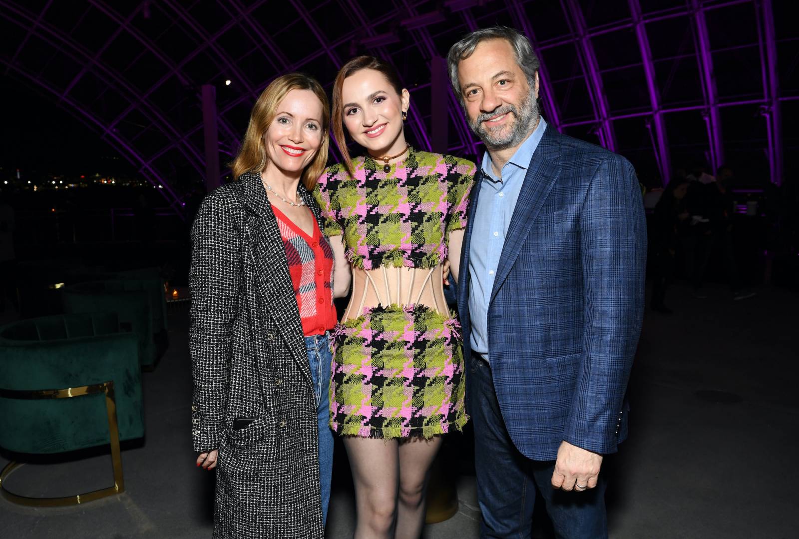 Maude Apatow z rodzicami (Fot. Getty Images)