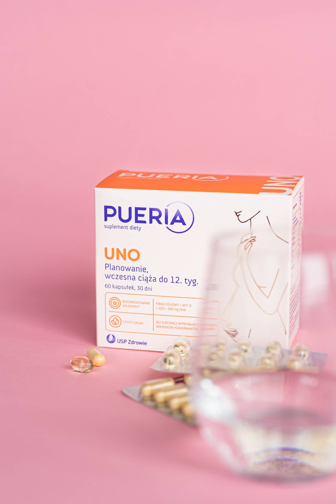 Źródłem DHA w produkcie Pueria Uno jest wysokogatunkowy olej rybi otrzymywany opatentowaną technologią Golden Omega®, która zapewnia jego wyjątkową czystość i jakość.