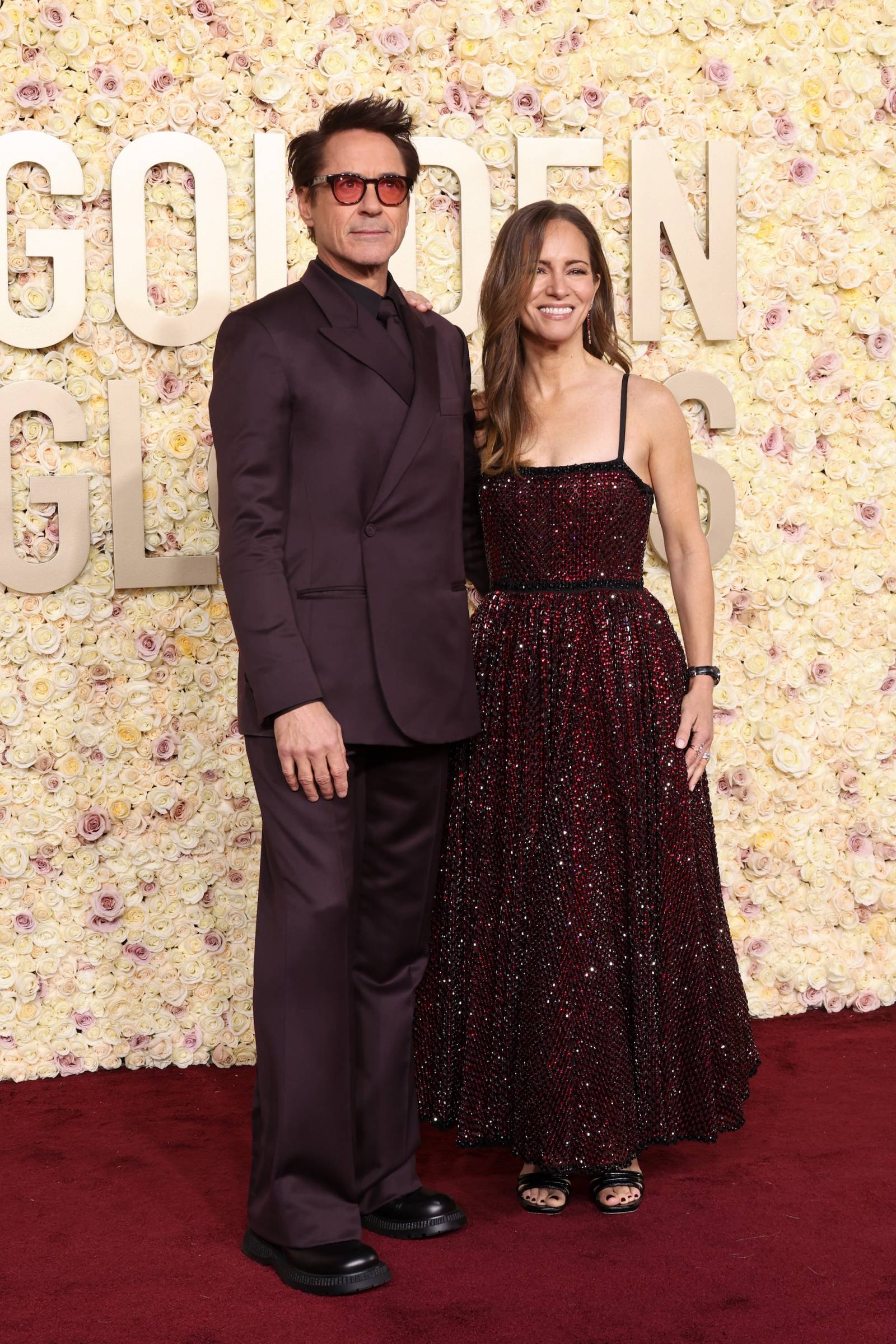 Z żoną Susan Downey (Fot. Getty Images)