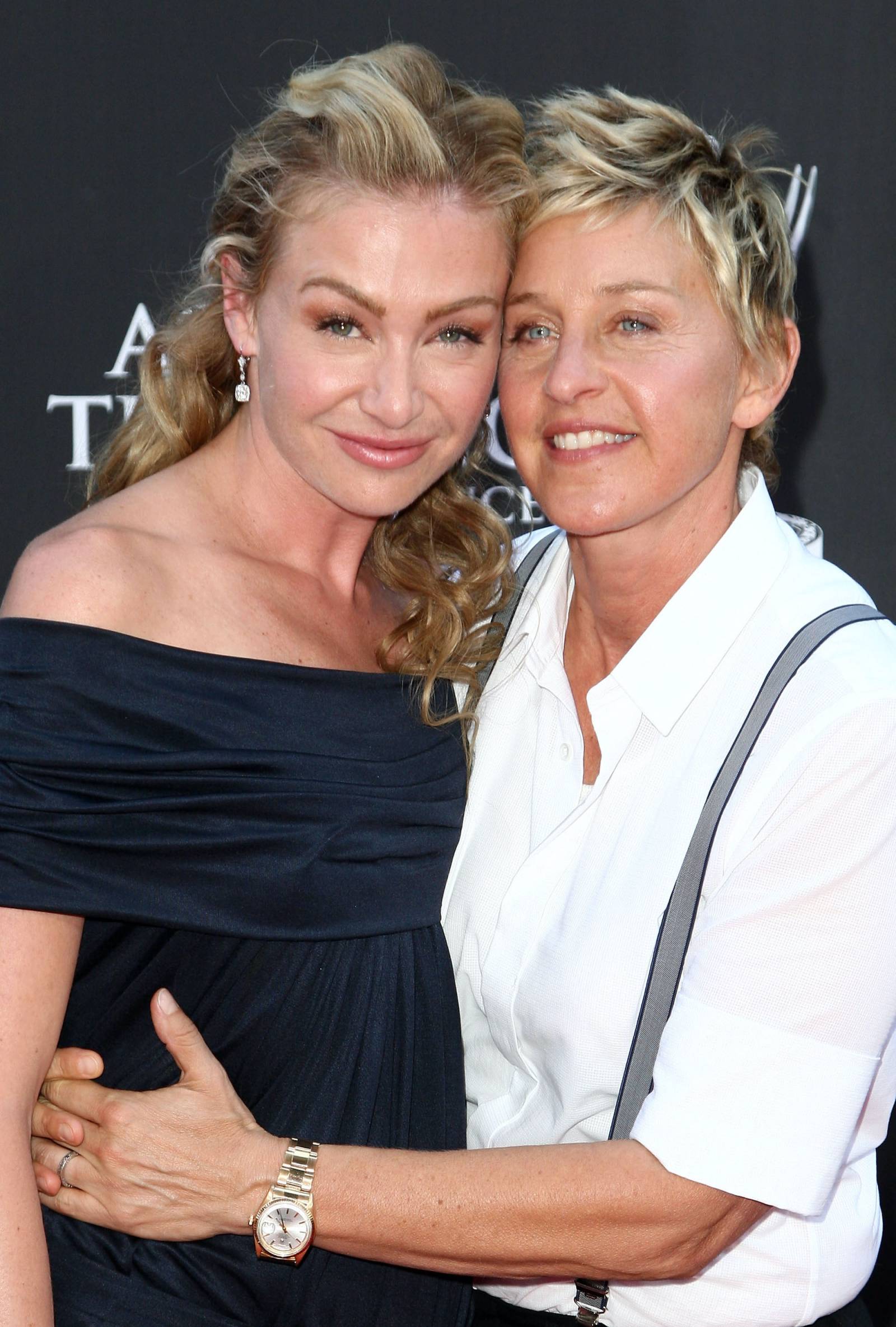 Portia de Rossi i Ellen DeGeneres (Fot. Getty Images)