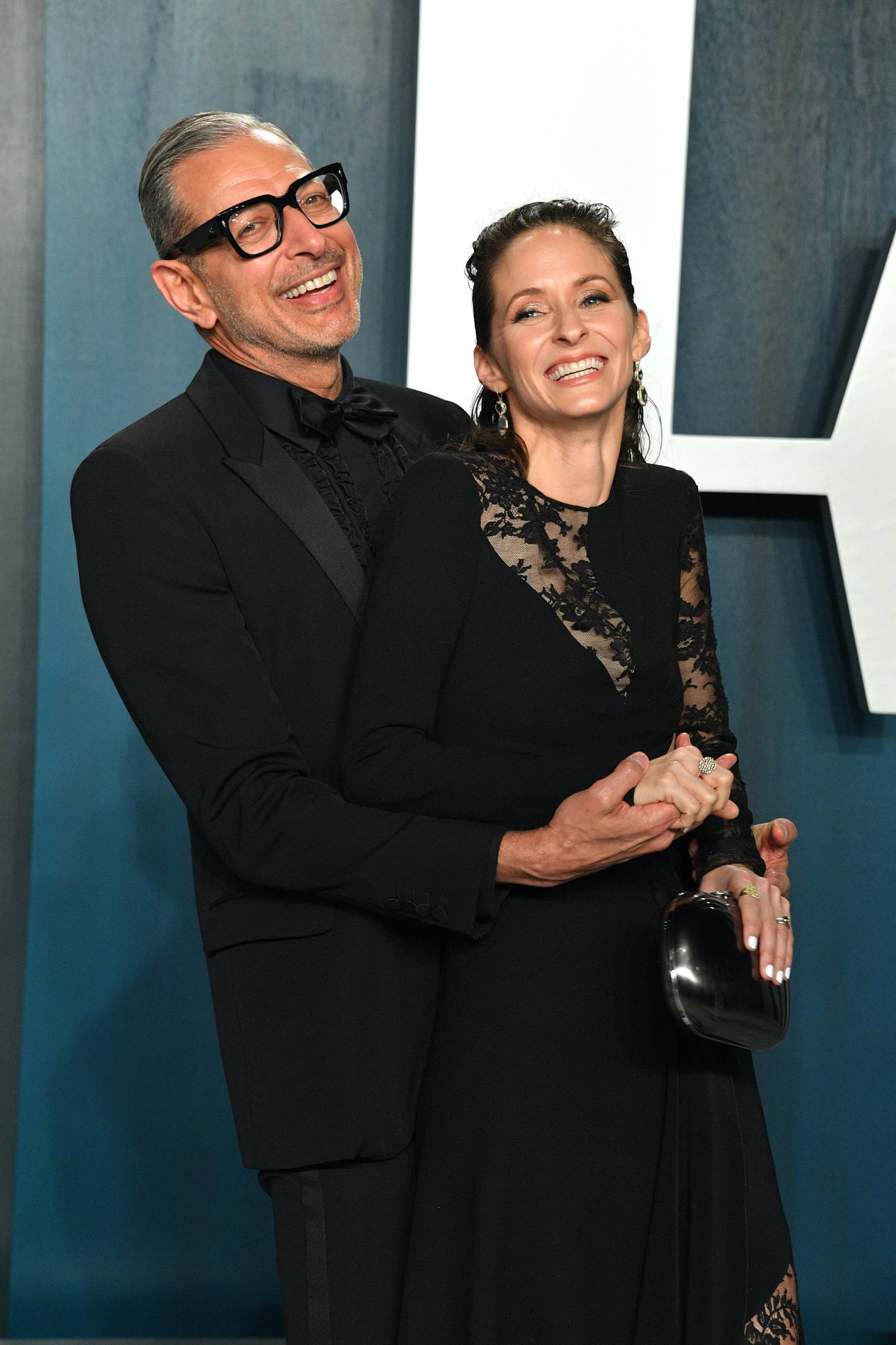 Jeff Goldblum i Emilie Livingston (Fot. Getty Images)