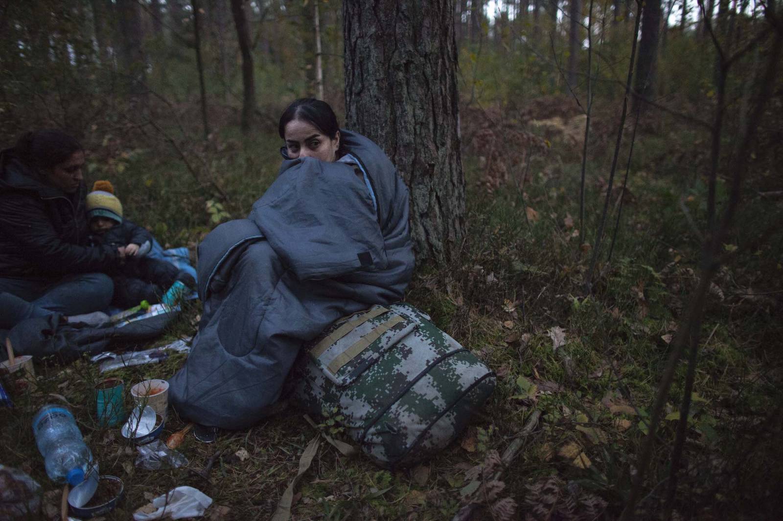 Uchodźcy na granicy polsko-białoruskiej (Fot. Getty Images)