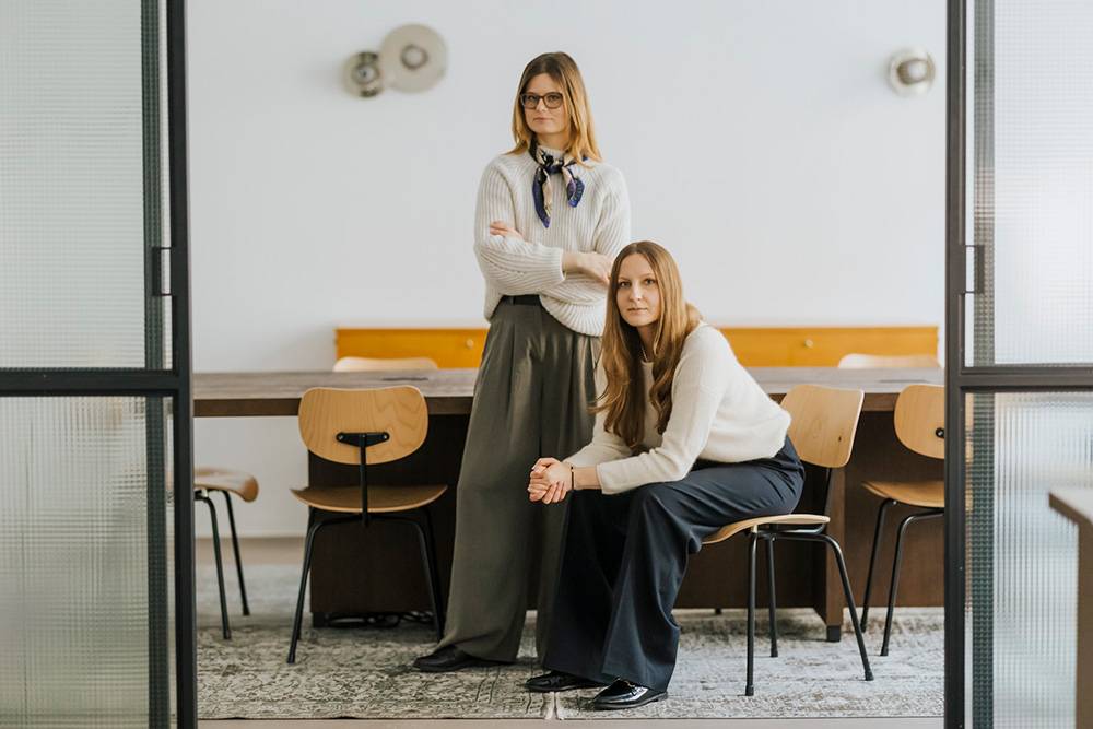 Marta Szczepańska i Paulina Szeroczyńska z pracowni Project Map, Fot. Anna Hernik