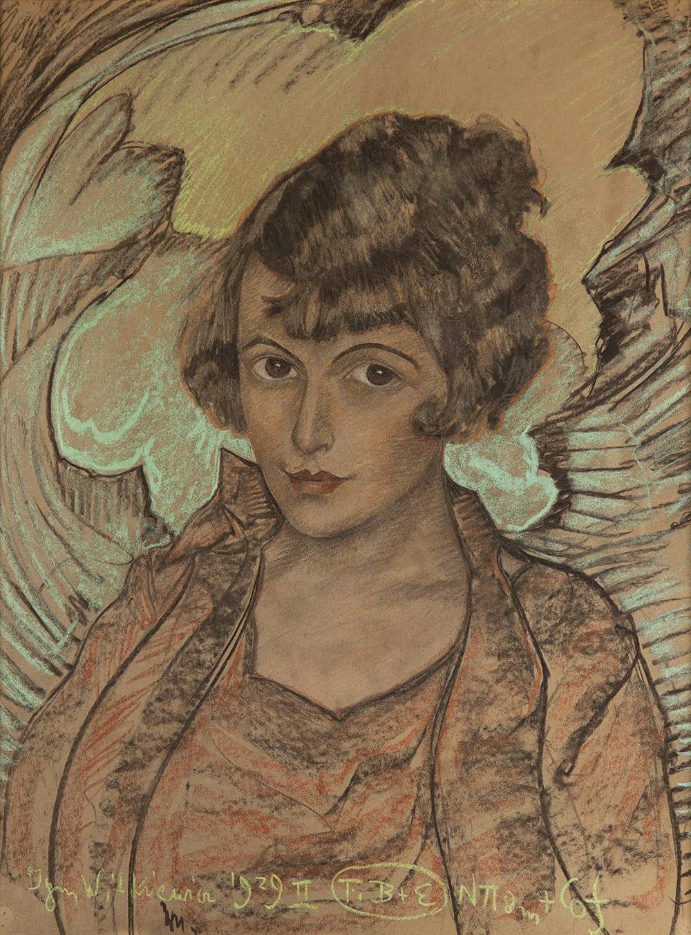 Stanisław Ignacy Witkiewicz (Witkacy), Portret kobiety, 1929