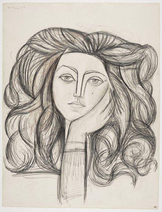 Pablo Picasso, „Portret Françoise, 1946, Dation Pablo Picasso, 1979,  Musée national Picasso-Paris © Succession Picasso 202