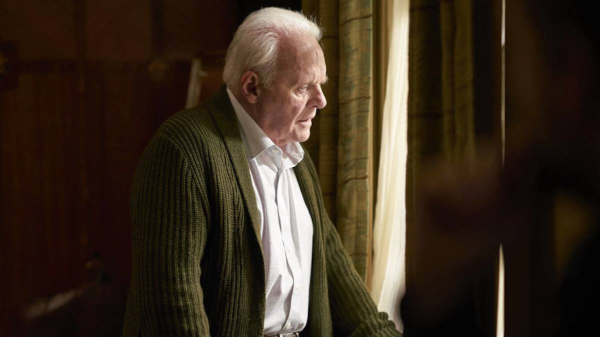 Anthony Hopkins w filmie „Ojciec” (Fot. materiały prasowe)