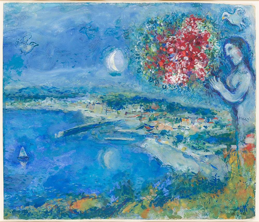 Marc Chagall (1887–1985), Zatoka Aniołów, Muzeum Narodowe w Warszawie, fot. Igor Oleś / Muzeum Narodowe w Warszawie