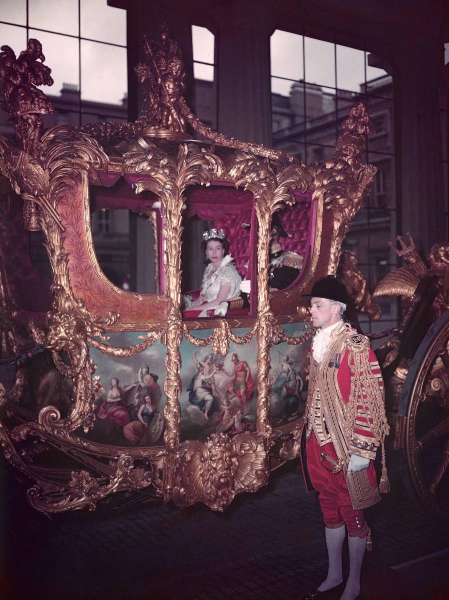 W dniu koronacji w 1953 roku (Fot. Getty Images)