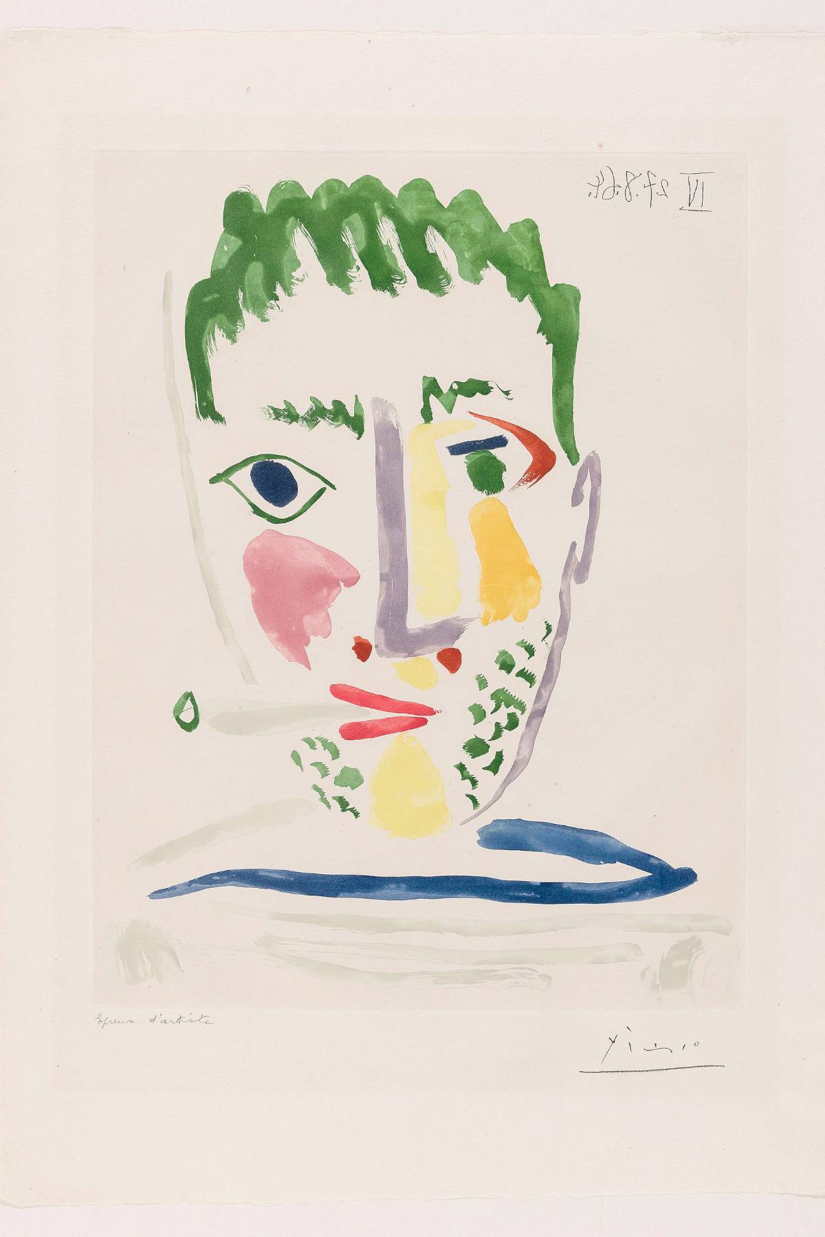 Pablo Picasso, Palacz, 1964 (Muzeum Narodowe w Warszawie, © Succession Picasso 2023)