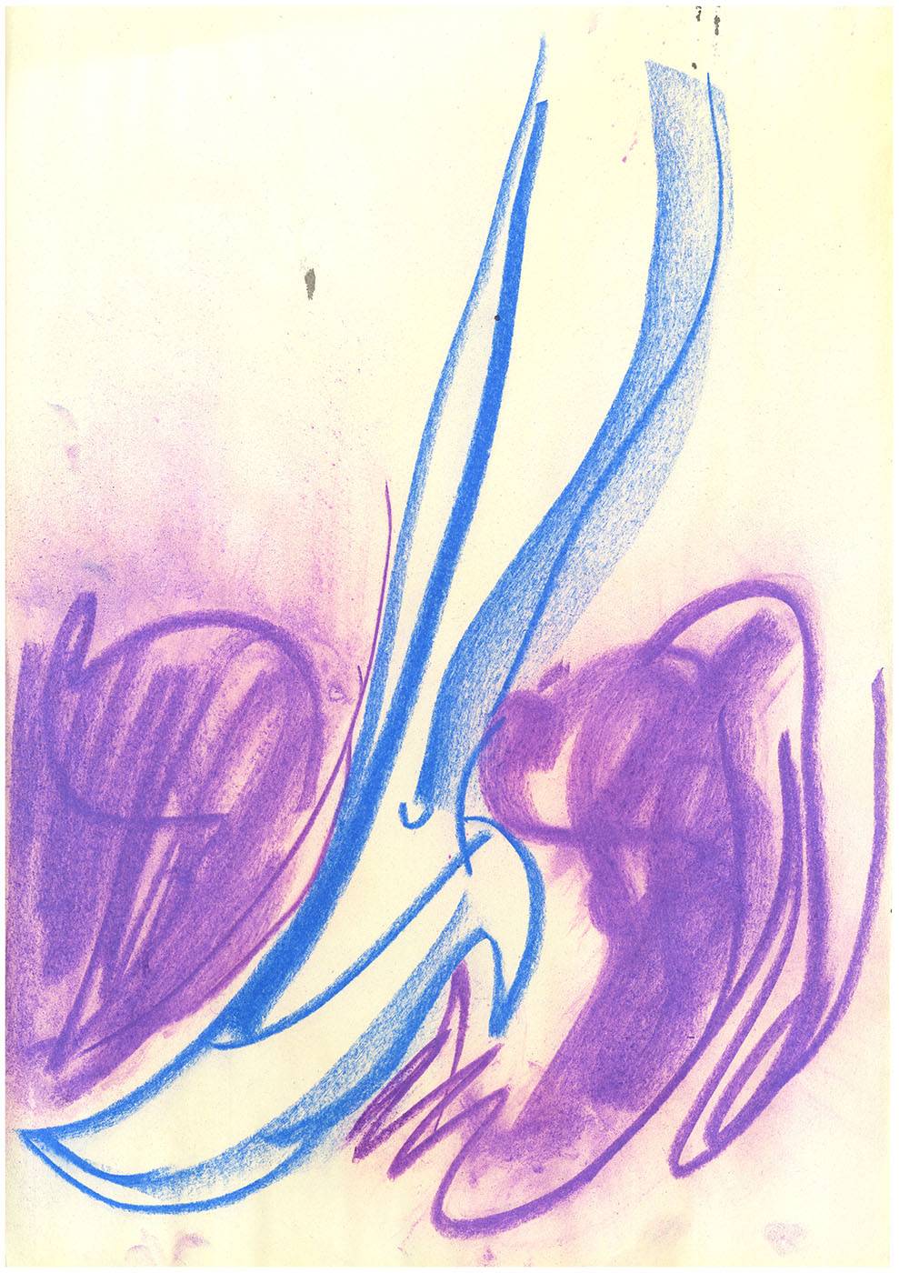 Filipka Rutkowska, „Szpilki na miarę każdej sytuacji”, pastel na papierze, 42 x 30 cm, 2023
