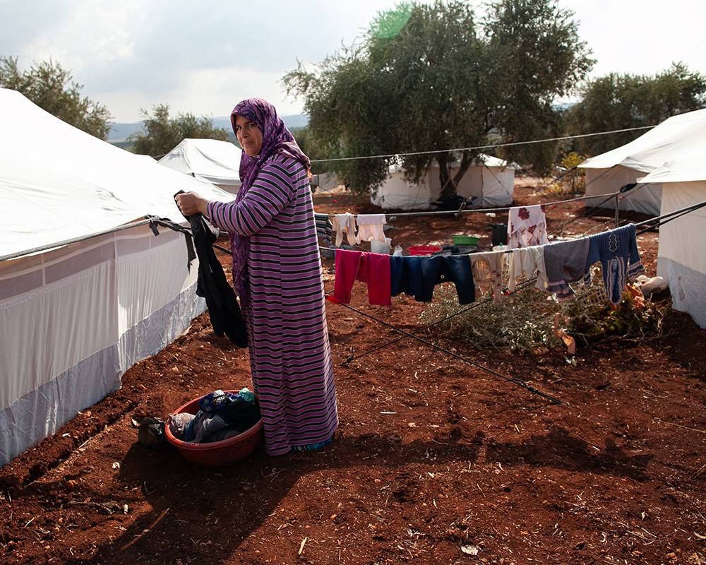 Obóz dla osób uchodźczych w Atimah, Syria, 2012, Fot. Agata Grzybowska