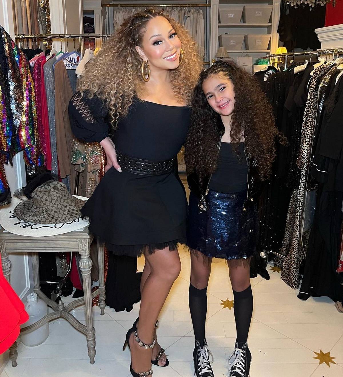 Mariah Carey z córką Monroe Cannon (Fot. Instagram @mariahcarey)