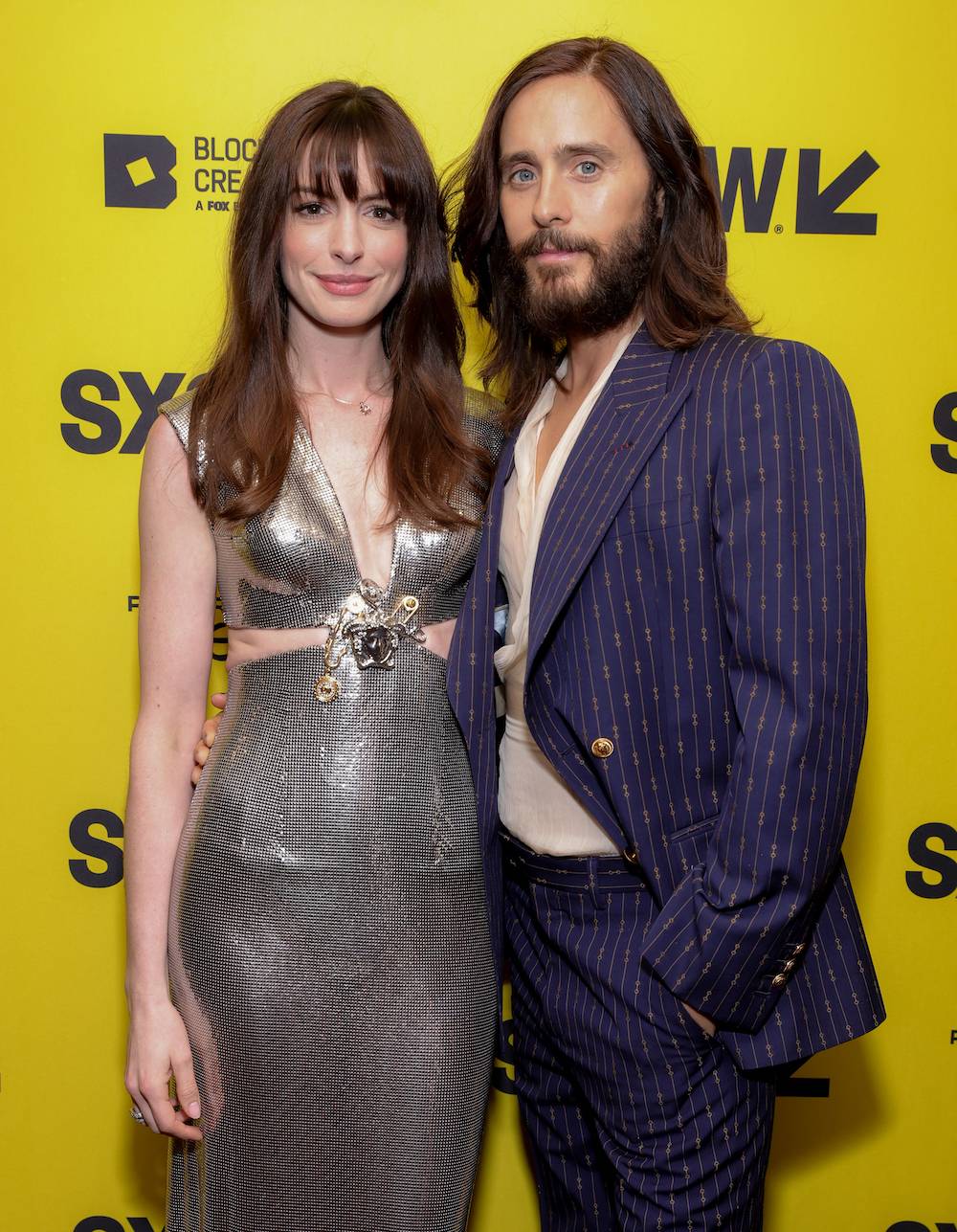 Anne Hathaway i Jared Leto (Fot. Getty Images)