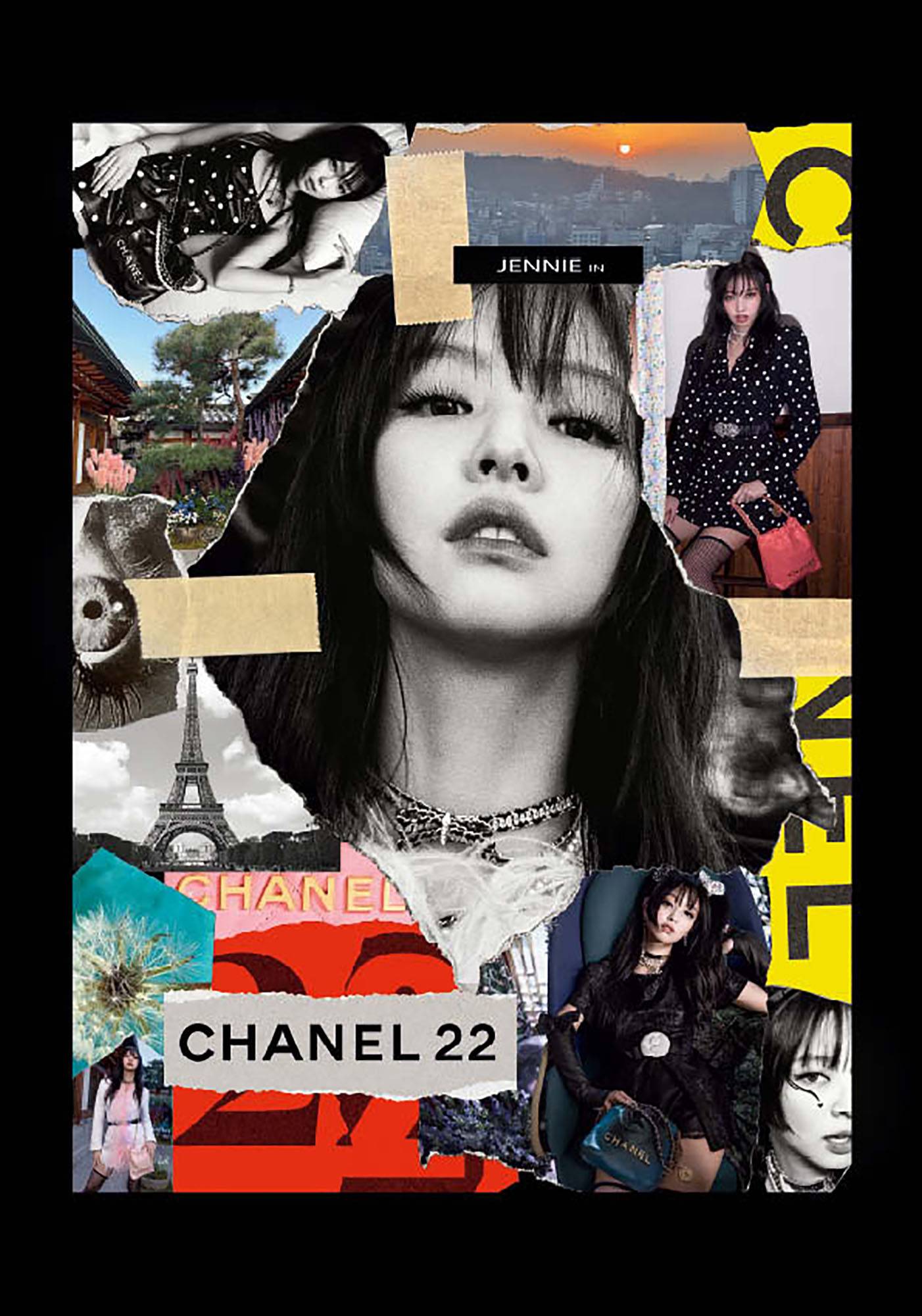 Jennie w kampanii Chanel 22 bag (Fot. Inez&Vinoodh / Materiały prasowe Chanel)