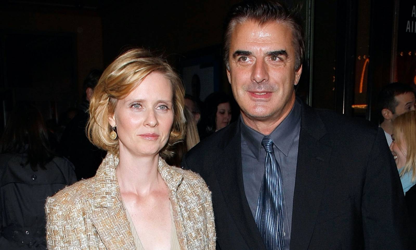 Cynthia Nixon i Chris Noth w 2008 roku