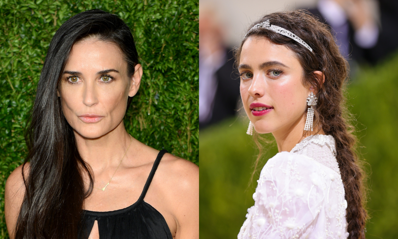 Demi Moore i Margaret Qualley (Fot. Getty Images)