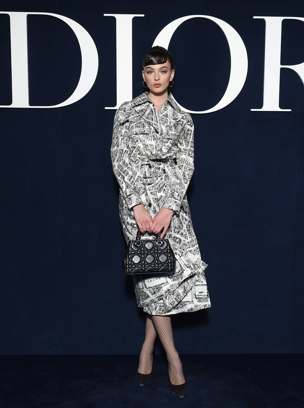 Deva Cassel na pokazie kolekci Diora na sezon jesień-zima 2023 (Fot. Materiały prasowe / Dior)