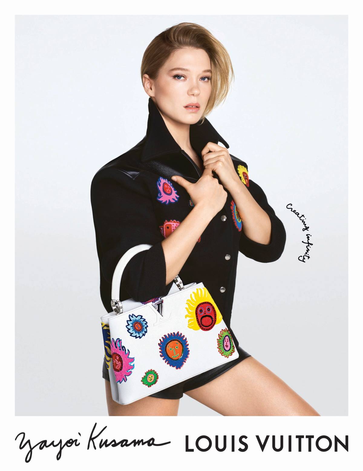 Druga odsłona kolekcji Louis Vuitton x Yayoi Kusama trafiła do sklepów 21 marca 2023 r. W kampanii marki wystąpila m.in. Léa Seydoux.