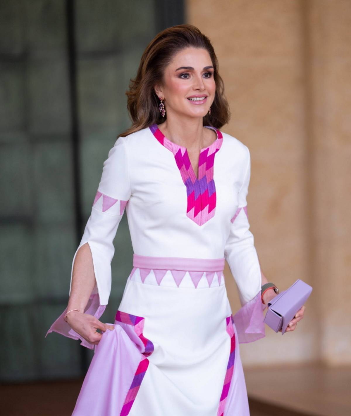 Królowa Jordanii Rania (Fot. Royal House by PPE/Nieboe/SIPA/SIPA/East News)