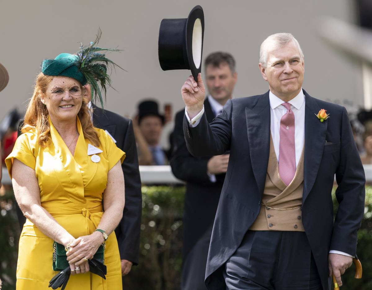 Książę Andrzej i Sara Ferguson (Fot. Getty Images)