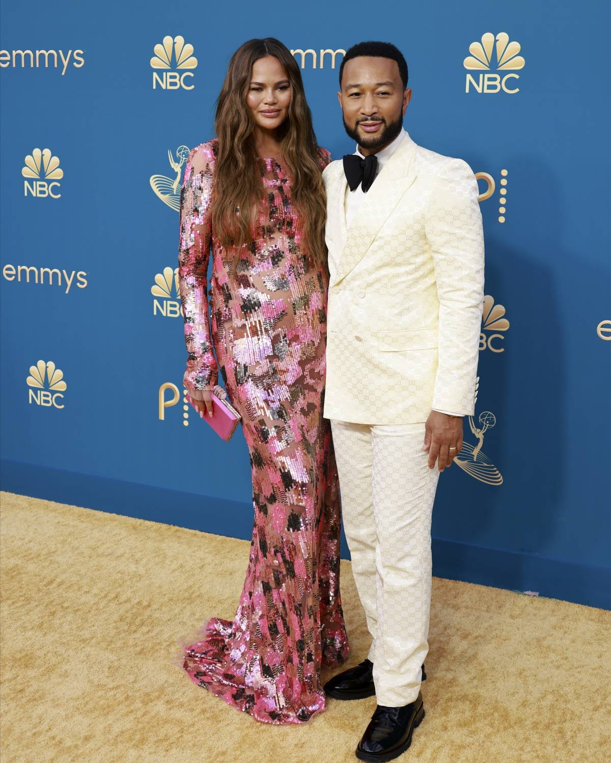 Chrissy Teigen i John Legend na 74. ceremonii wręczenia nagród Emmy (Fot. Getty Images)