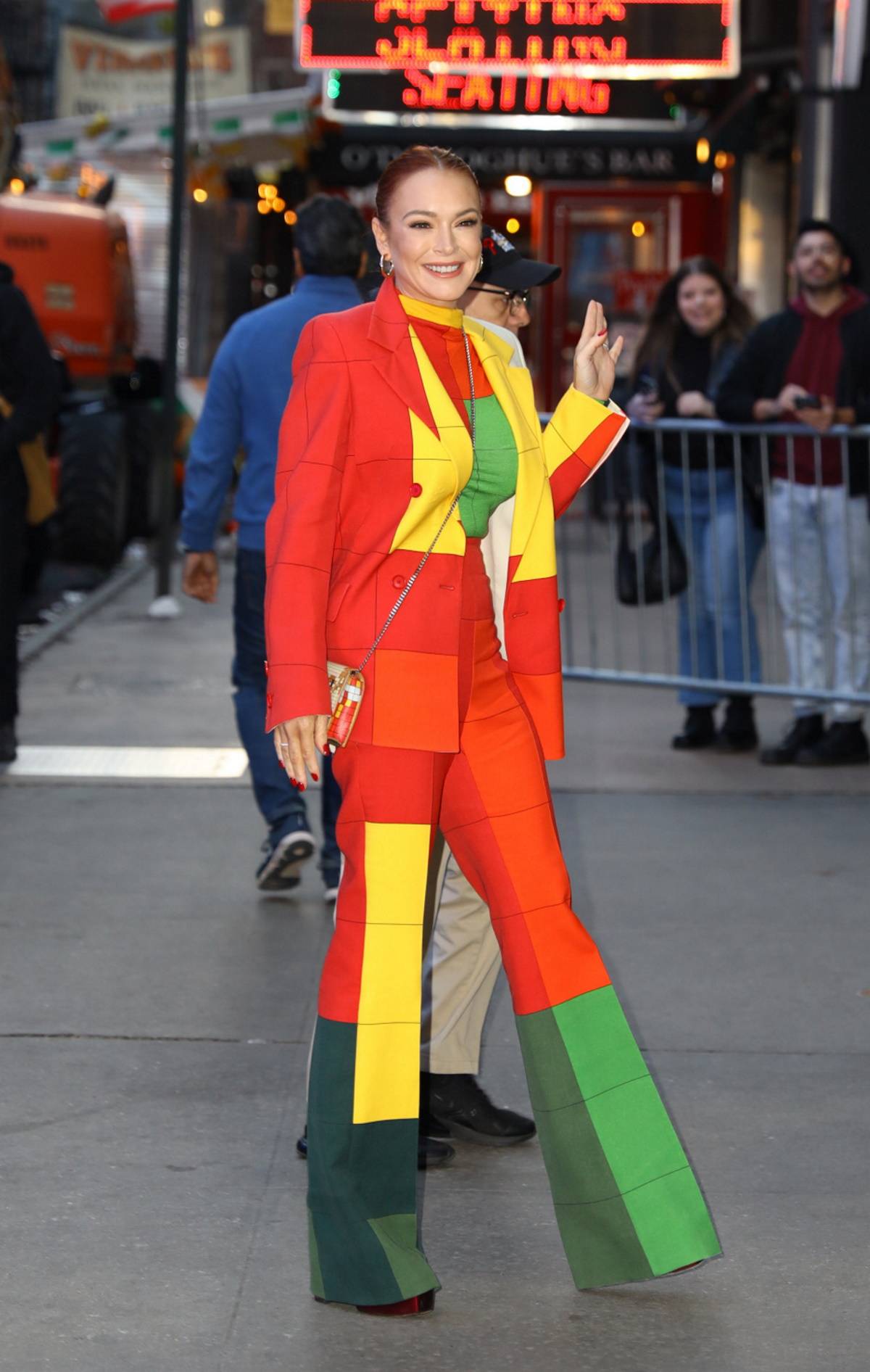Lindsay Lohan w Nowym Jorku (Fot. Getty Images)