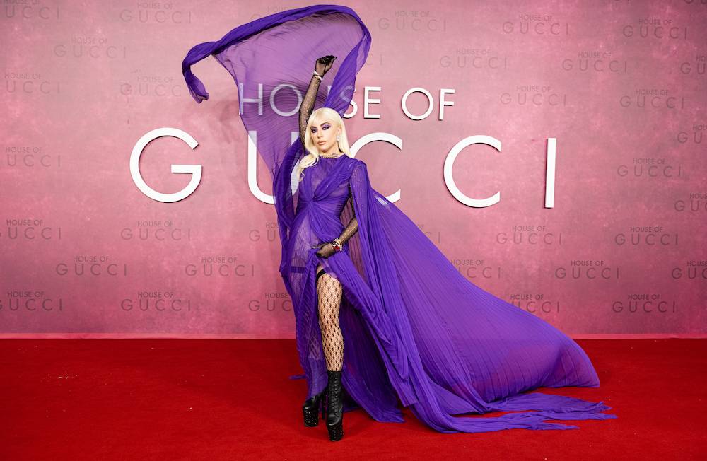 Lady Gaga na premierze filmu „Dom Gucci” (Fot. Getty Images)