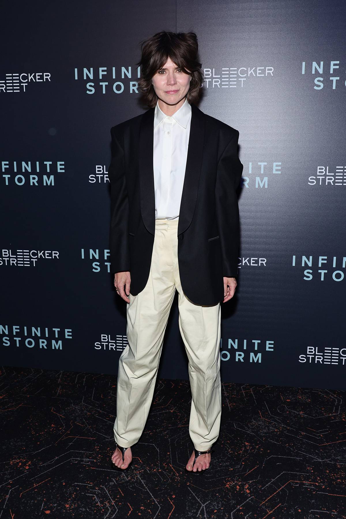 Małgorzata Szumowska na nowojorskiej premierze „Infinity Storm” w komplecie od Magdy Butrym.
Fot. Getty Images