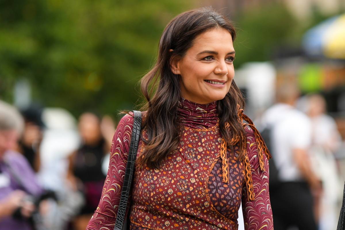 Katie Holmes w Nowym Jorku (Fot. Getty Images)