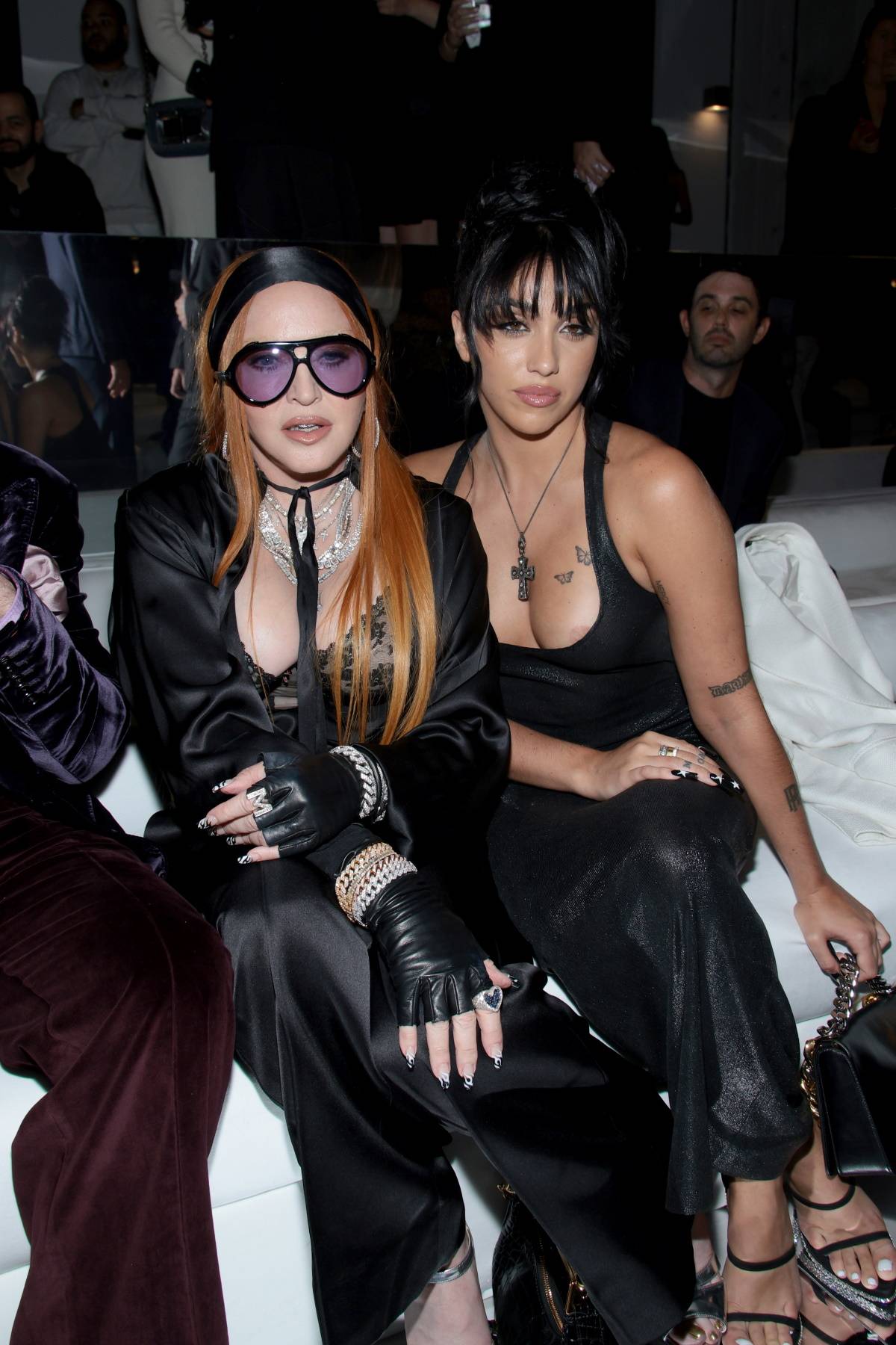 Madonna z córką Lourdes Leon na pokazie Toma Forda (Fot. Getty Images)