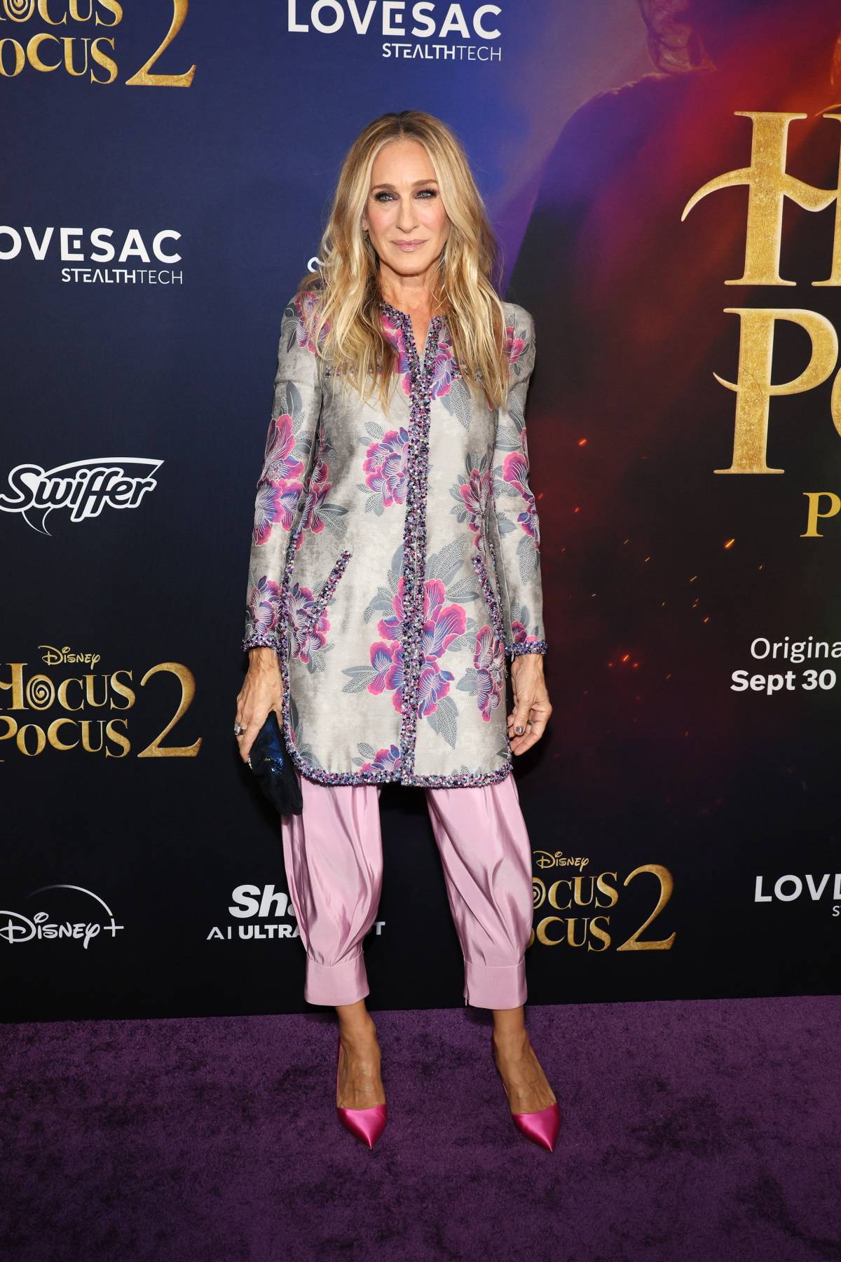 Sarah Jessica Parker na premierze filmu „Hokus Pokus 2” w Nowym Jorku (Fot. Getty Images)