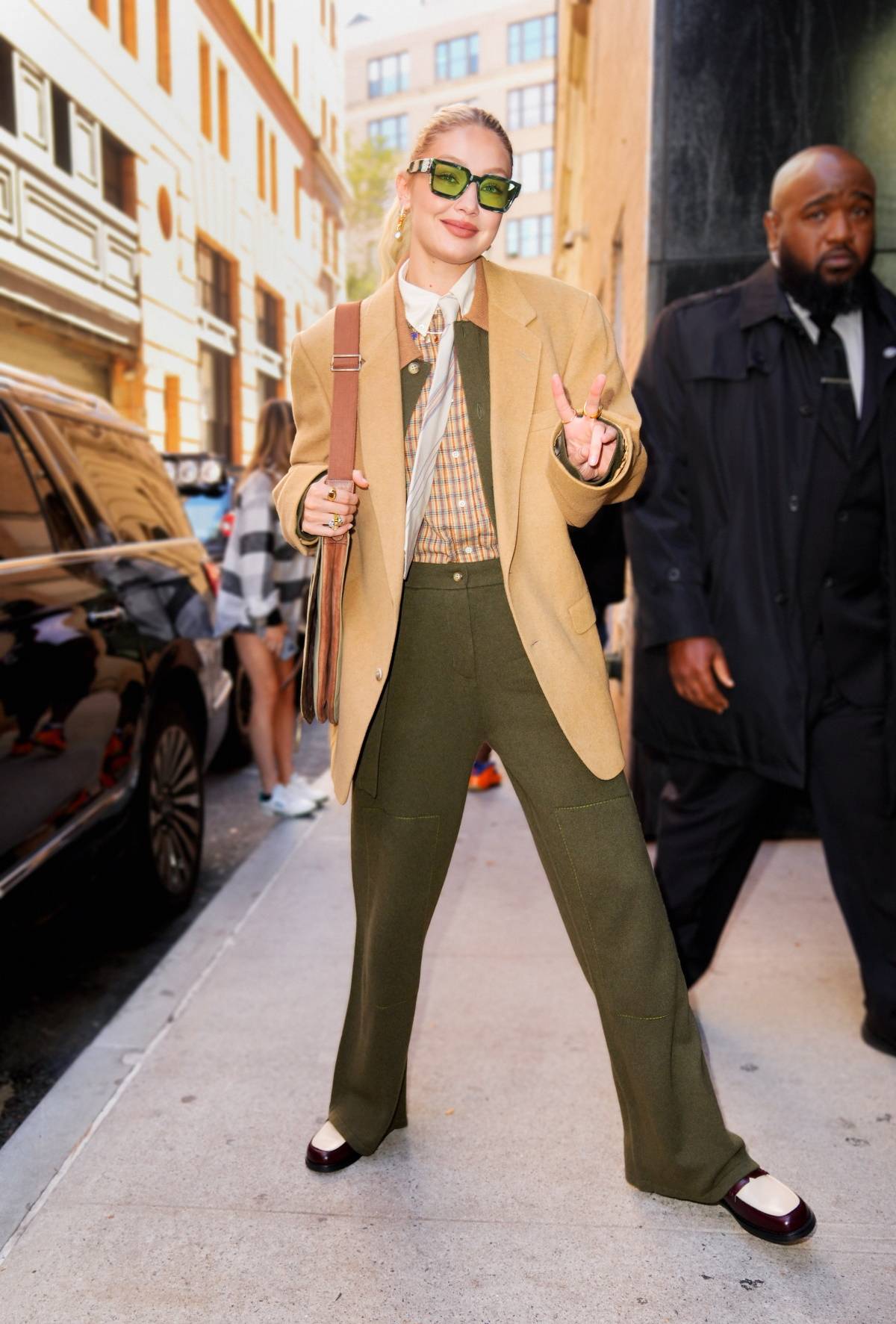 Gigi Hadid w Nowym Jorku (Fot. Getty Images)