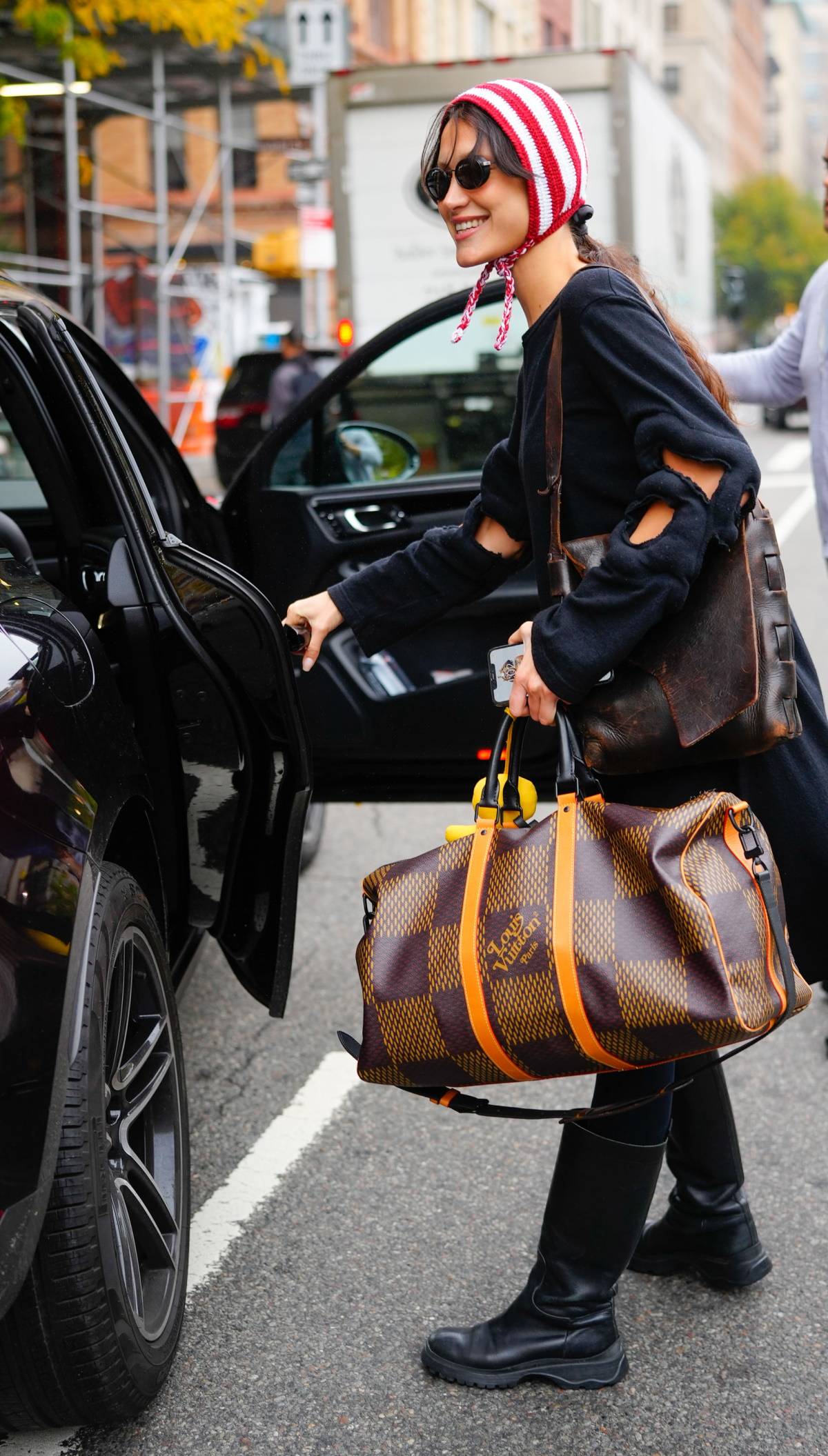 Bella Hadid w Nowym Jorku (Fot. Getty Images)