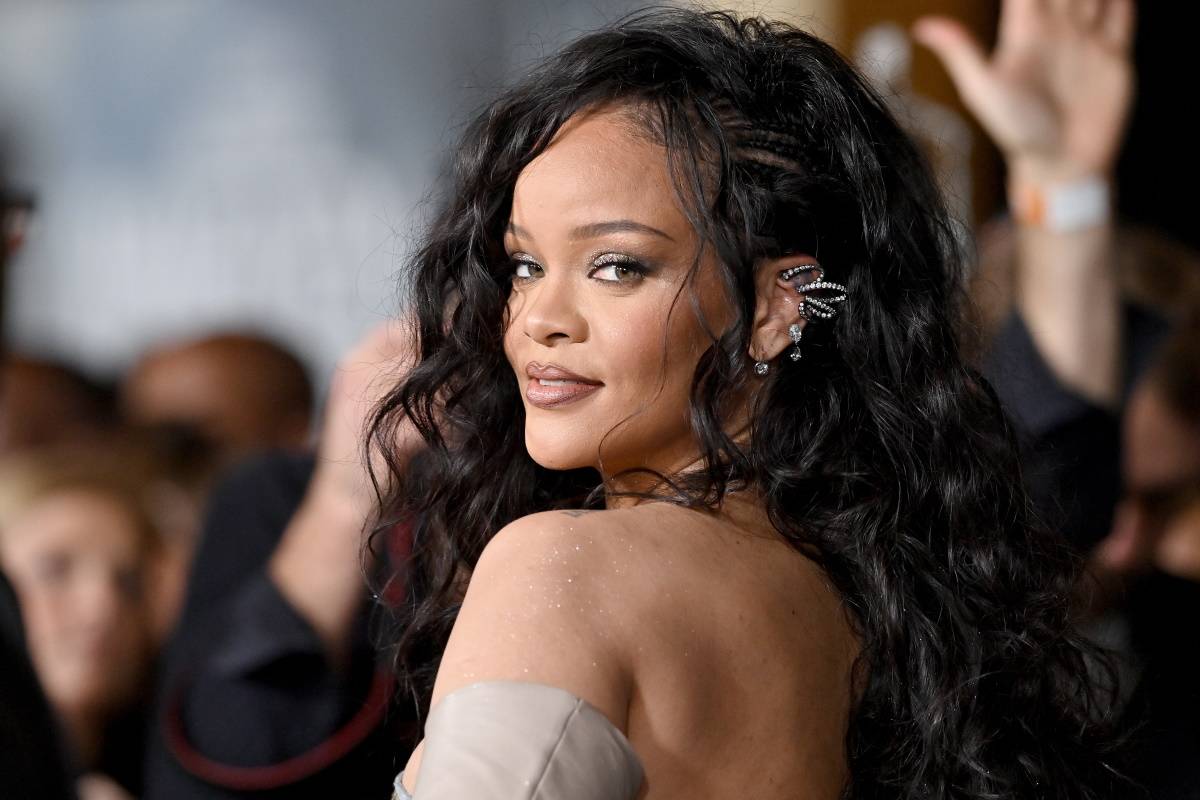 Rihanna na premierze filmu „Czarna Pantera: Wakanda w moim sercu” (Fot. Getty Images)