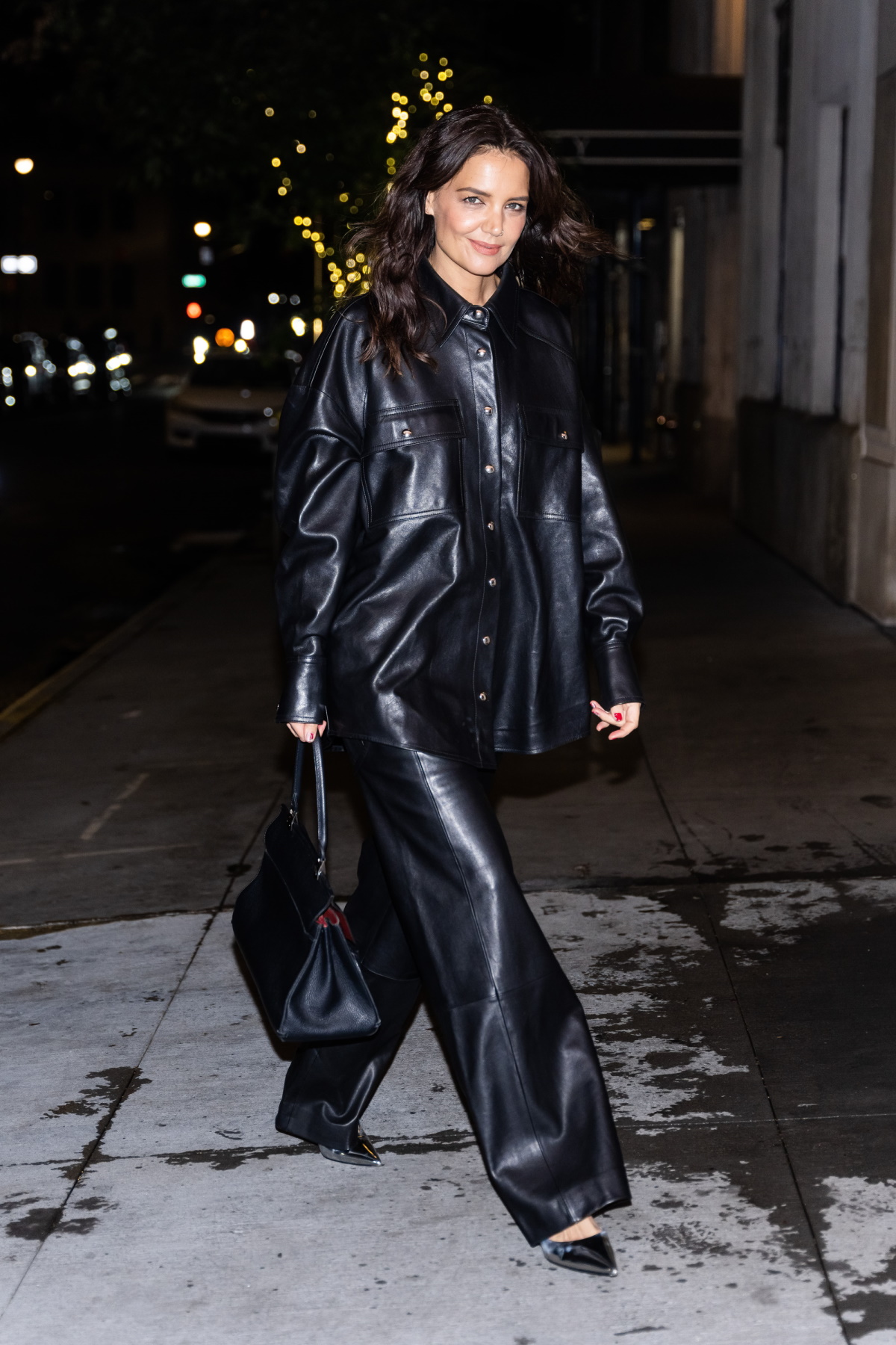 Katie Holmes na spacerze w Nowym Jorku (Fot. Getty Images)