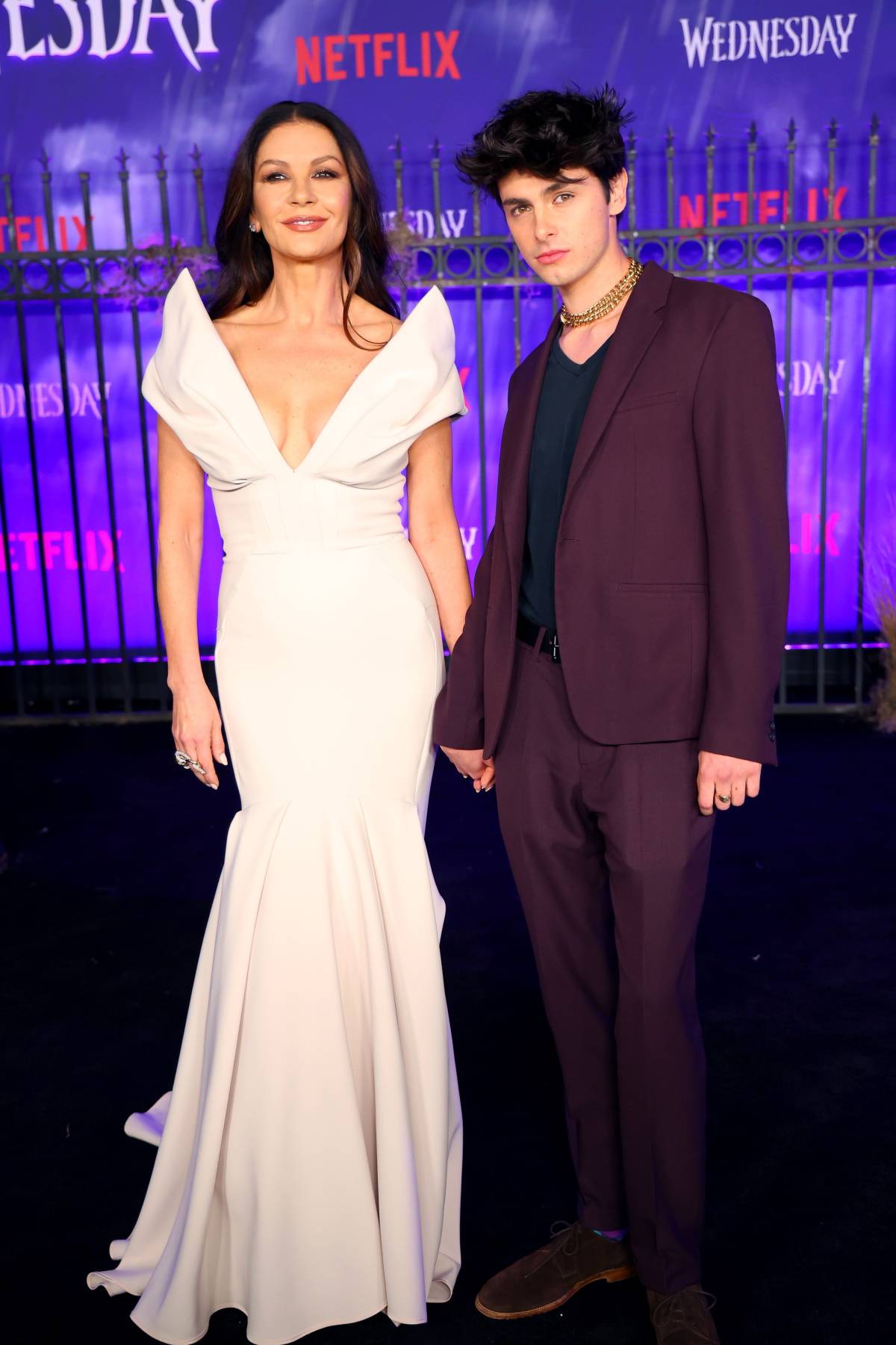 Catherine Zeta-Jones i Dylan Michael Douglas (Fot. Getty Images)