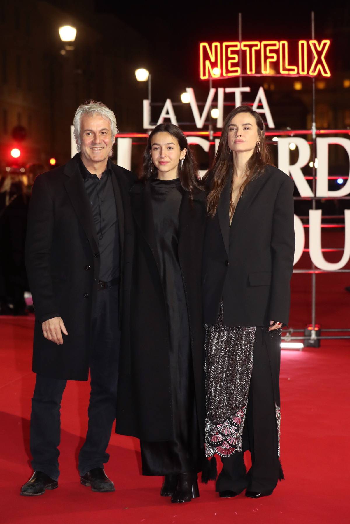 Domenico Procacci, Kasia Smutniak i Sophie Taricone (Fot. Getty Images)