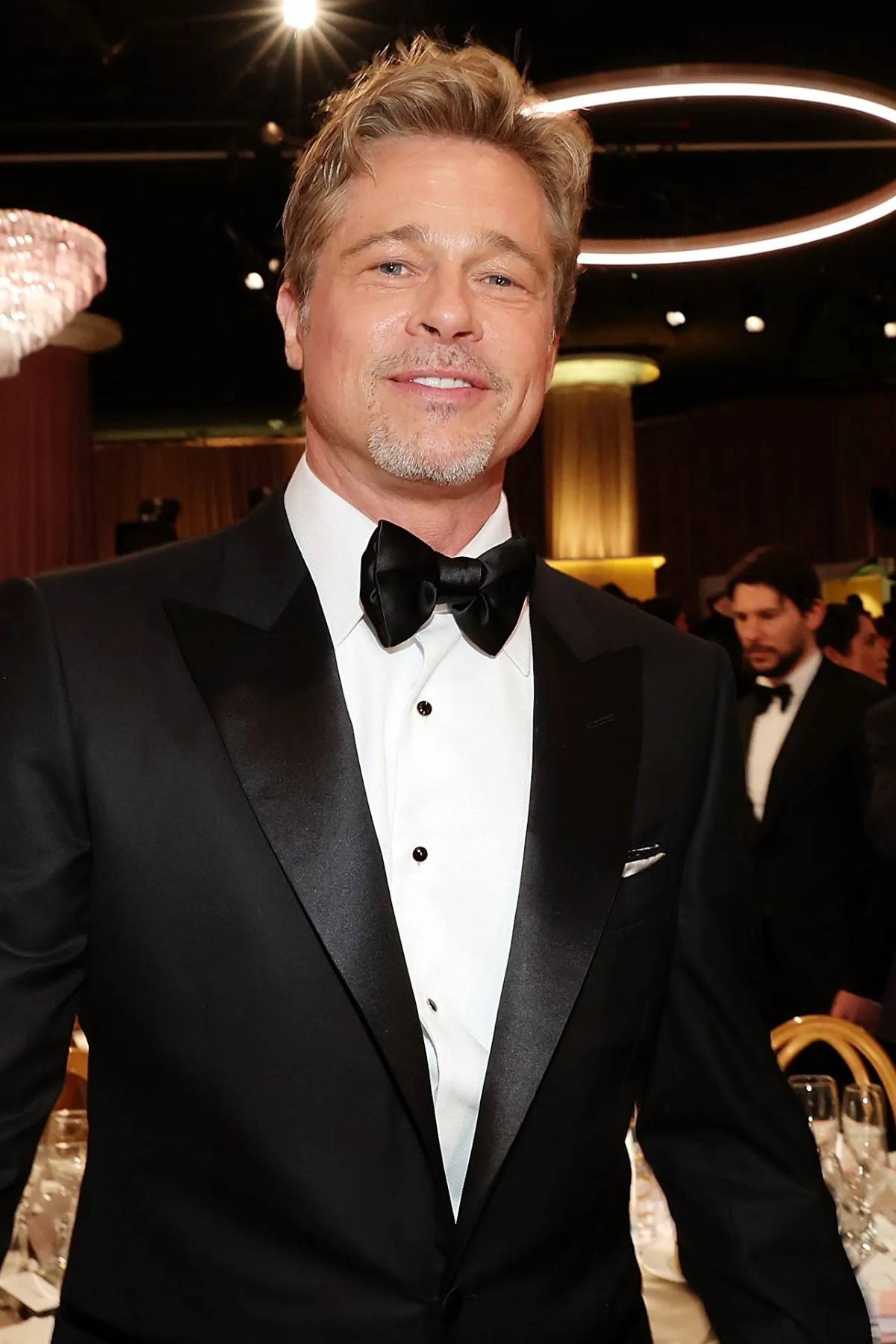 Brad Pitt na rozdaniu Złotych Głobów 2023 (Fot. Getty Images)