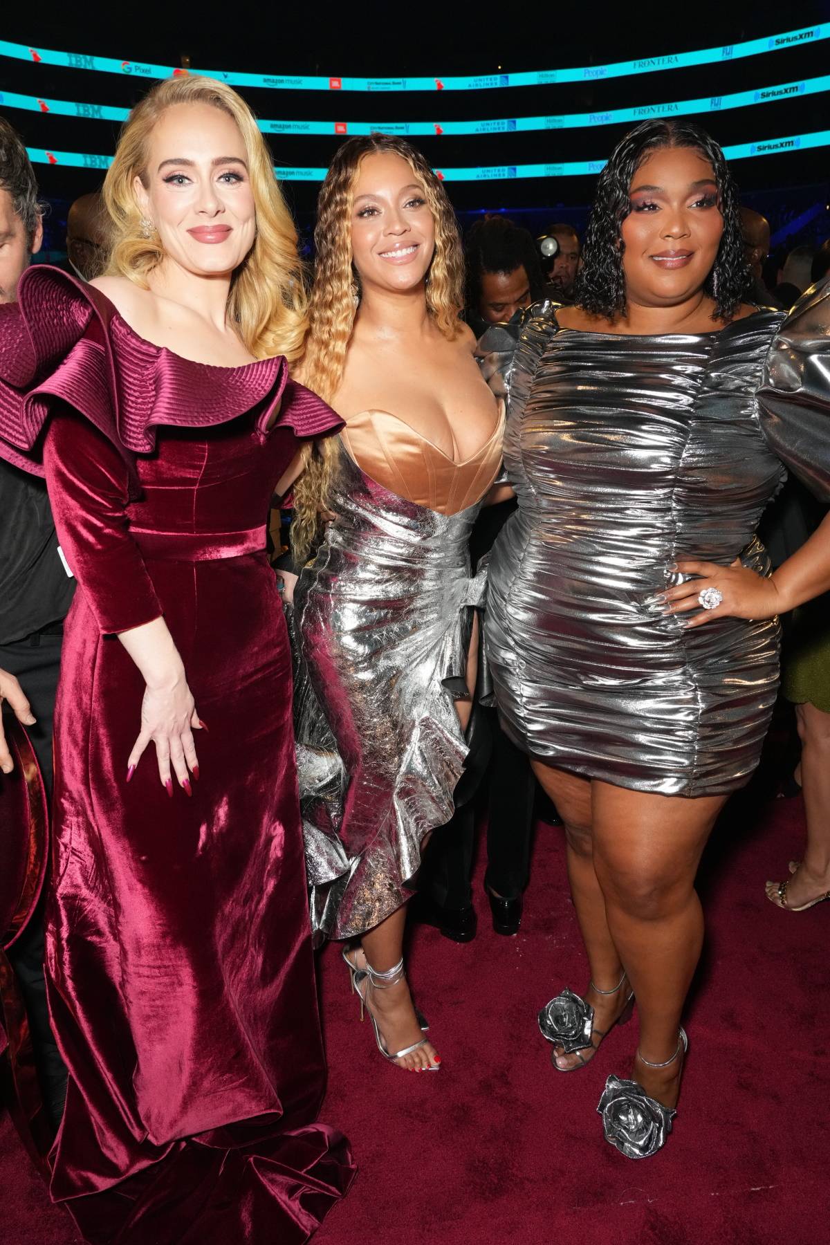 Adele, Beyoncé i Lizzo (Fot. Getty Images)