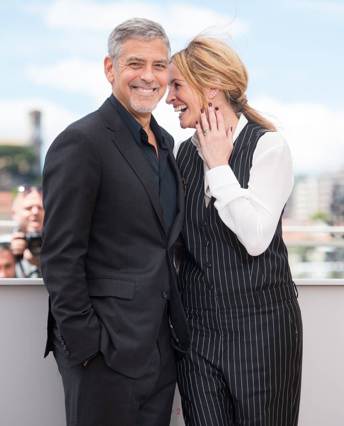 Julia Roberts i George Clooney na Festiwalu Filmowym w Cannes, 2016 rok (Fot. Getty Images)