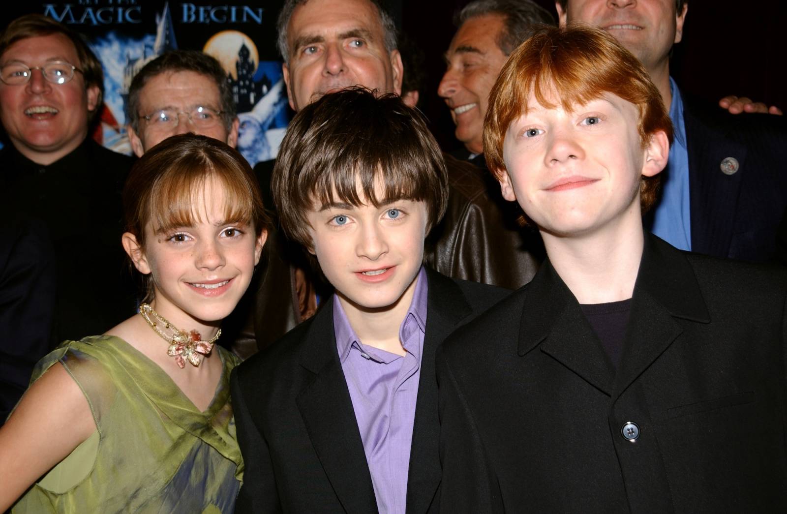 Daniel Radcliffe, Emma Watson, Rupert Grint (Fot. Getty Images)