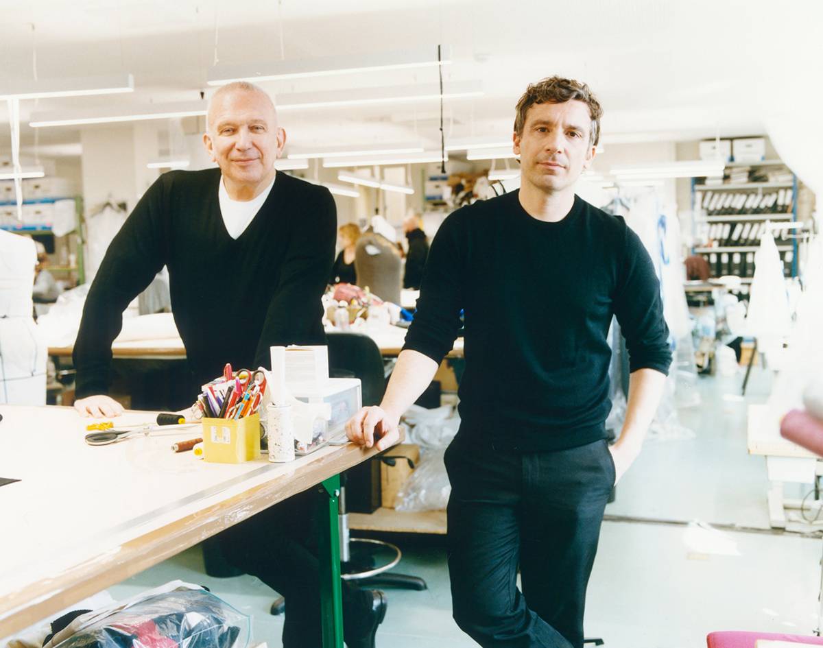 Gaultier i Dossena w studio Fot. Maciek Pozoga/Courtesy of Jean Paul Gaultier