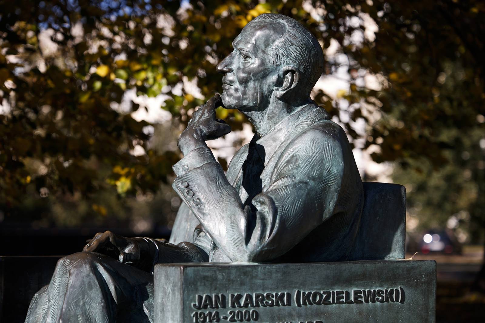 Pomnik Jana Karskiego w Warszawie (Fot. Getty Images)