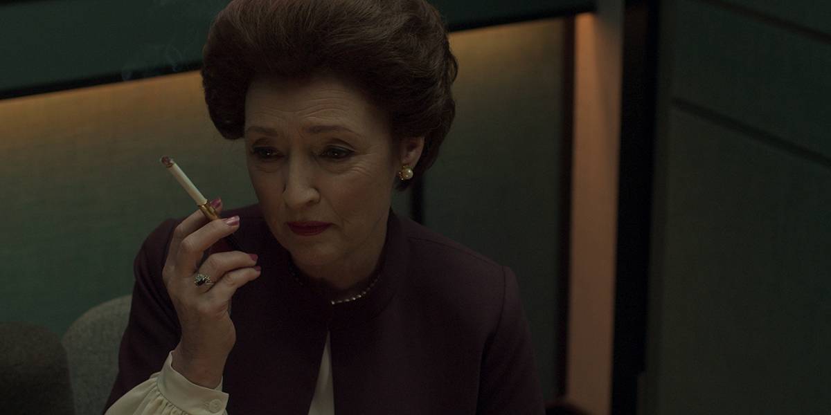 Lesley Manville jako Księżna Małgorzata w The Crown (Fot. Netflix)