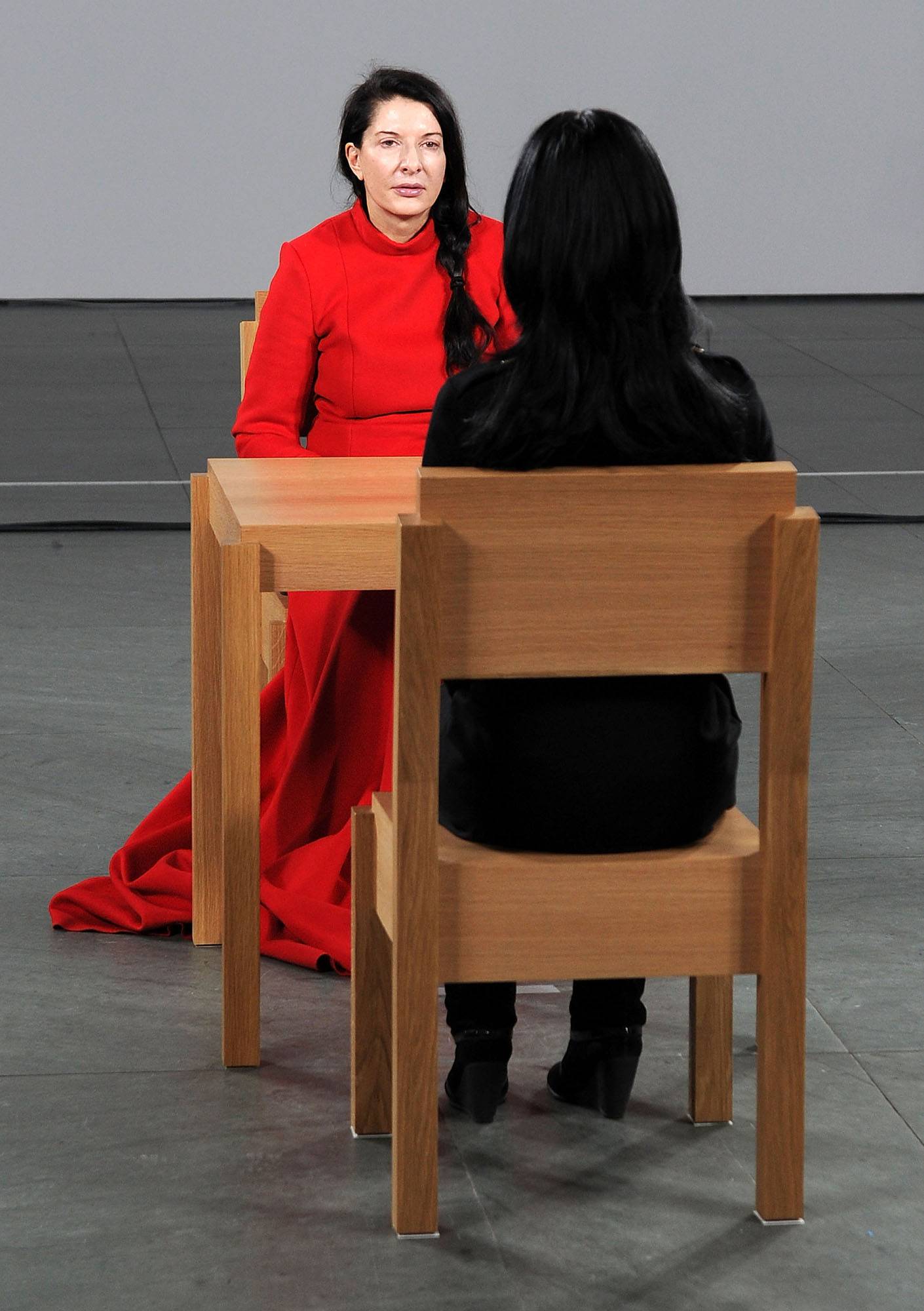 Performens Mariny Abramovic Artystka obecna (Fot. Getty Images)