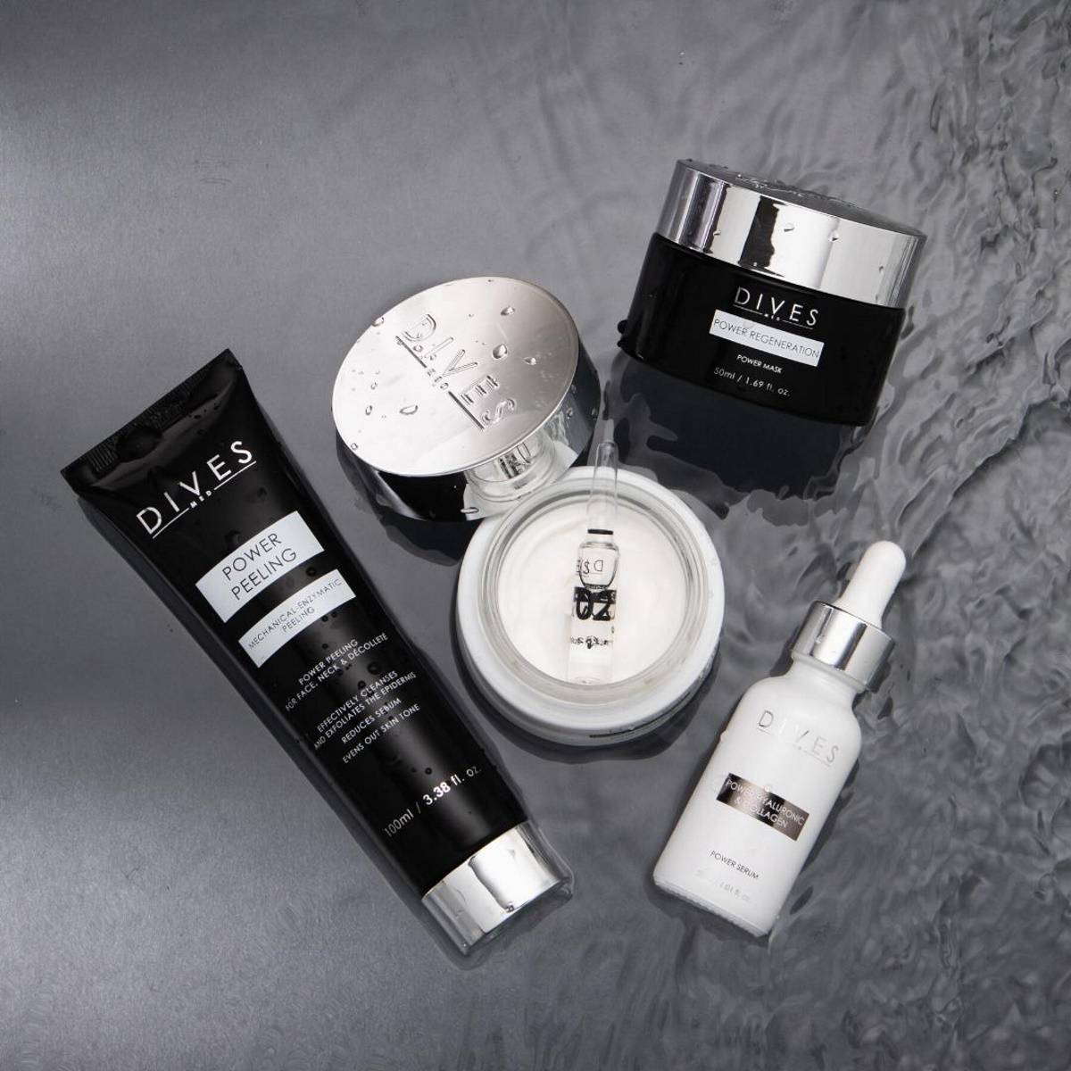 Marka kosmetyczna Dives Med Power Skin. Z kosmetyków Dives Med Power Skin korzystają specjaliści w gabinetach medycyny estetycznej. Ambasadorką marki została Joanna Krupa.