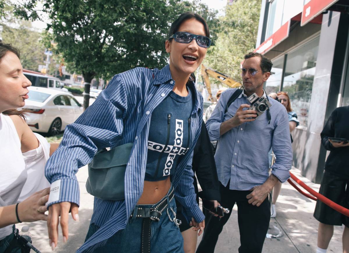 Bella Hadid (Fot. Phil Oh/@mrstreetpeeper)